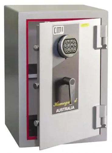 A safe with the door open and a digital lock — Locksmith in Tweed Heads, NSW