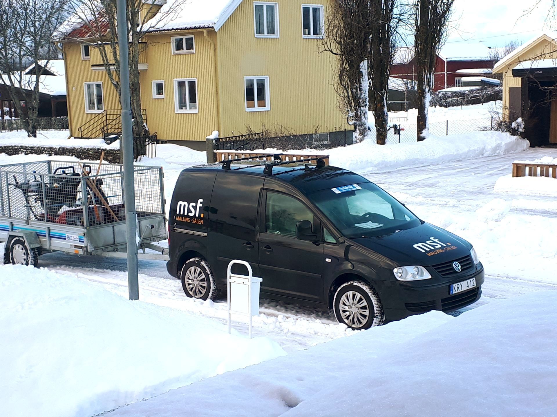 MSFs arbetsfordon i tjänst. MSFs arbetsfordon i tjänst.