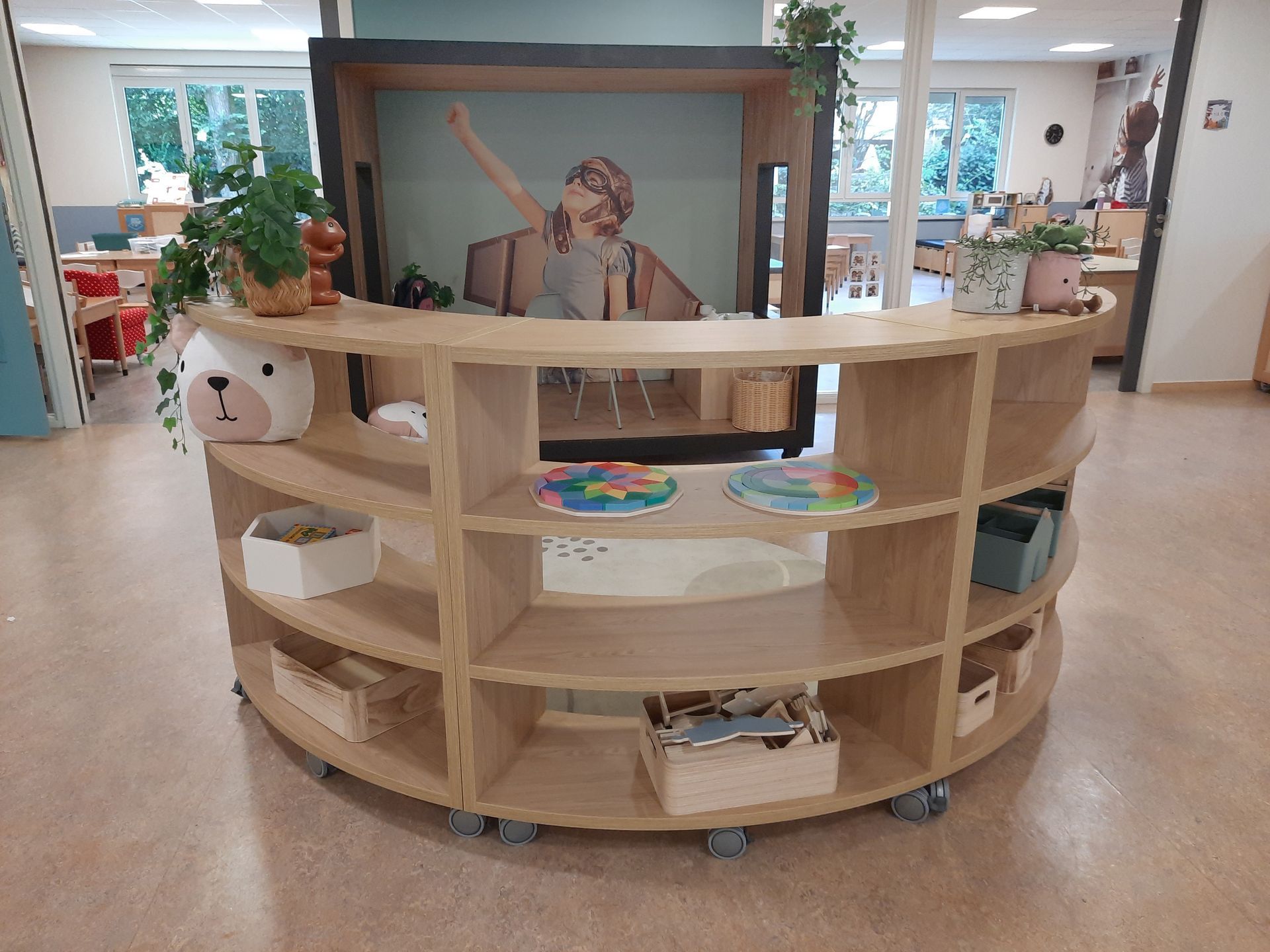 Interieurontwerp basisschool - Leerplein