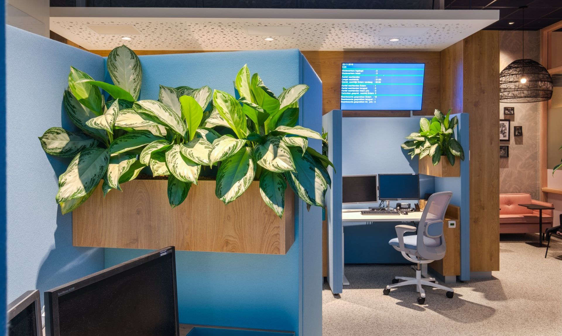 Kantoor interieurontwerp Gemeente Rijswijk  Callcenter