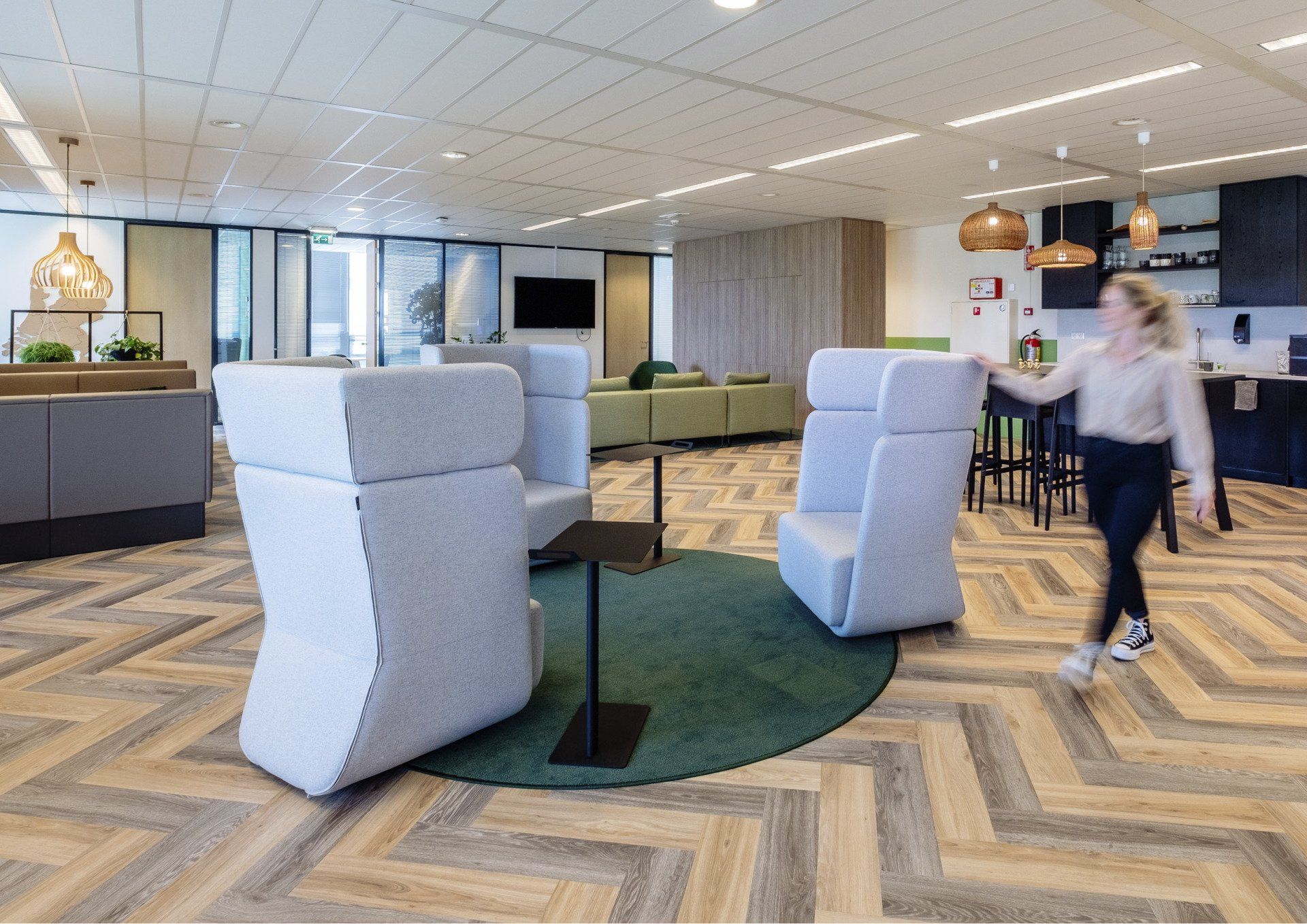 Flexwerken interieurontwerp kantoor