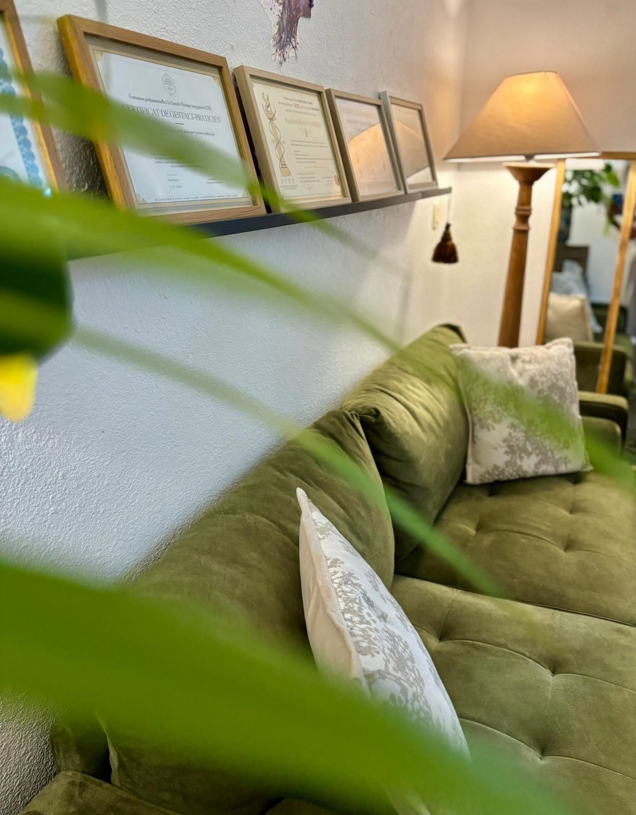 Espace de détente et de receuil, lieu sécurisant