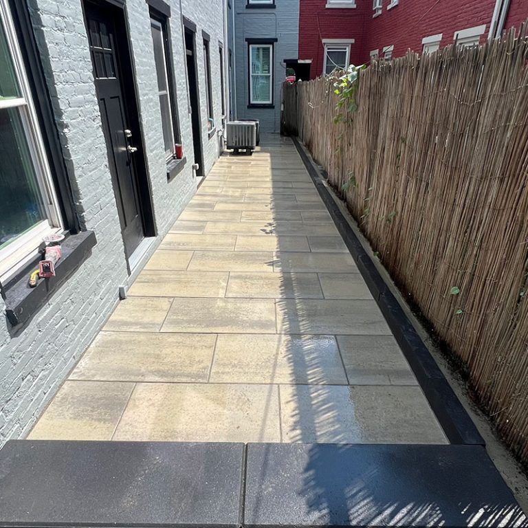 after walkway