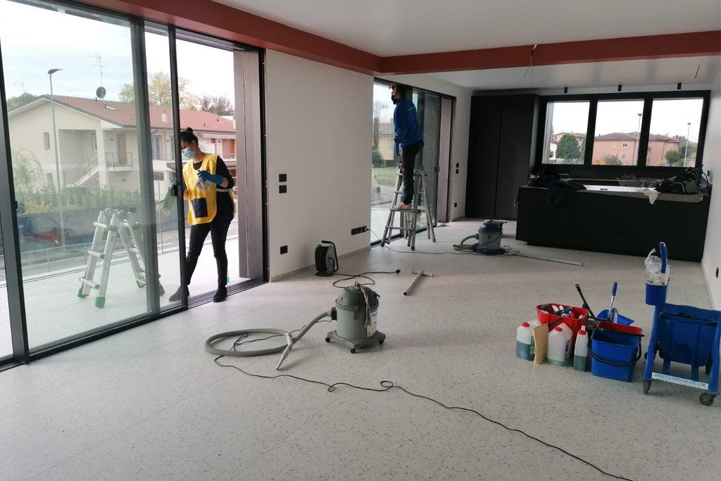 Pulizia fine cantiere