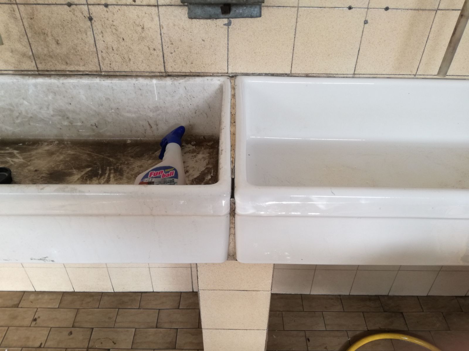 disinfezione lavandini