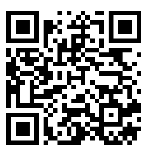 QR code, black and white, containing encoded information.
