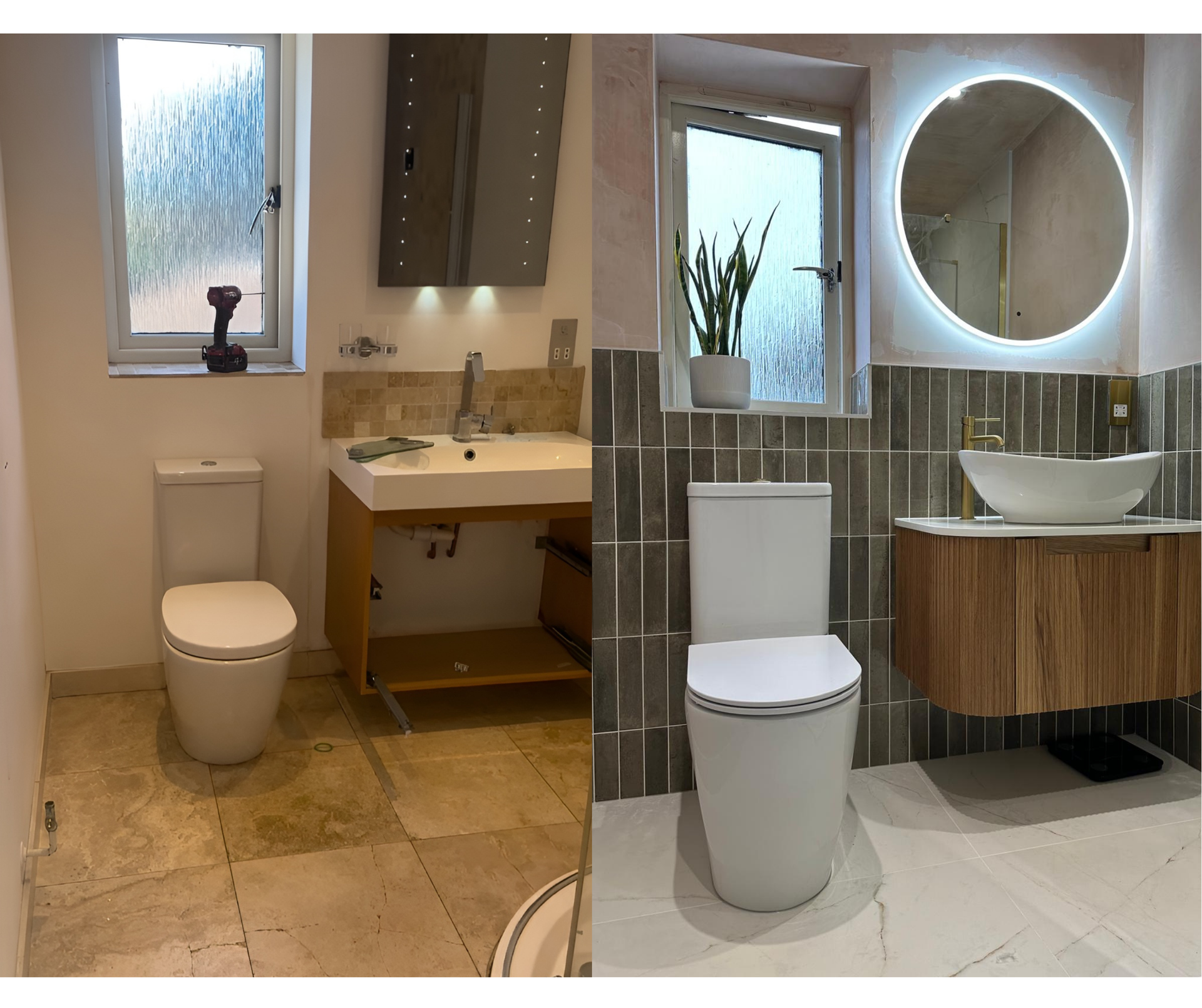 Before & After Bathroom Transformation 