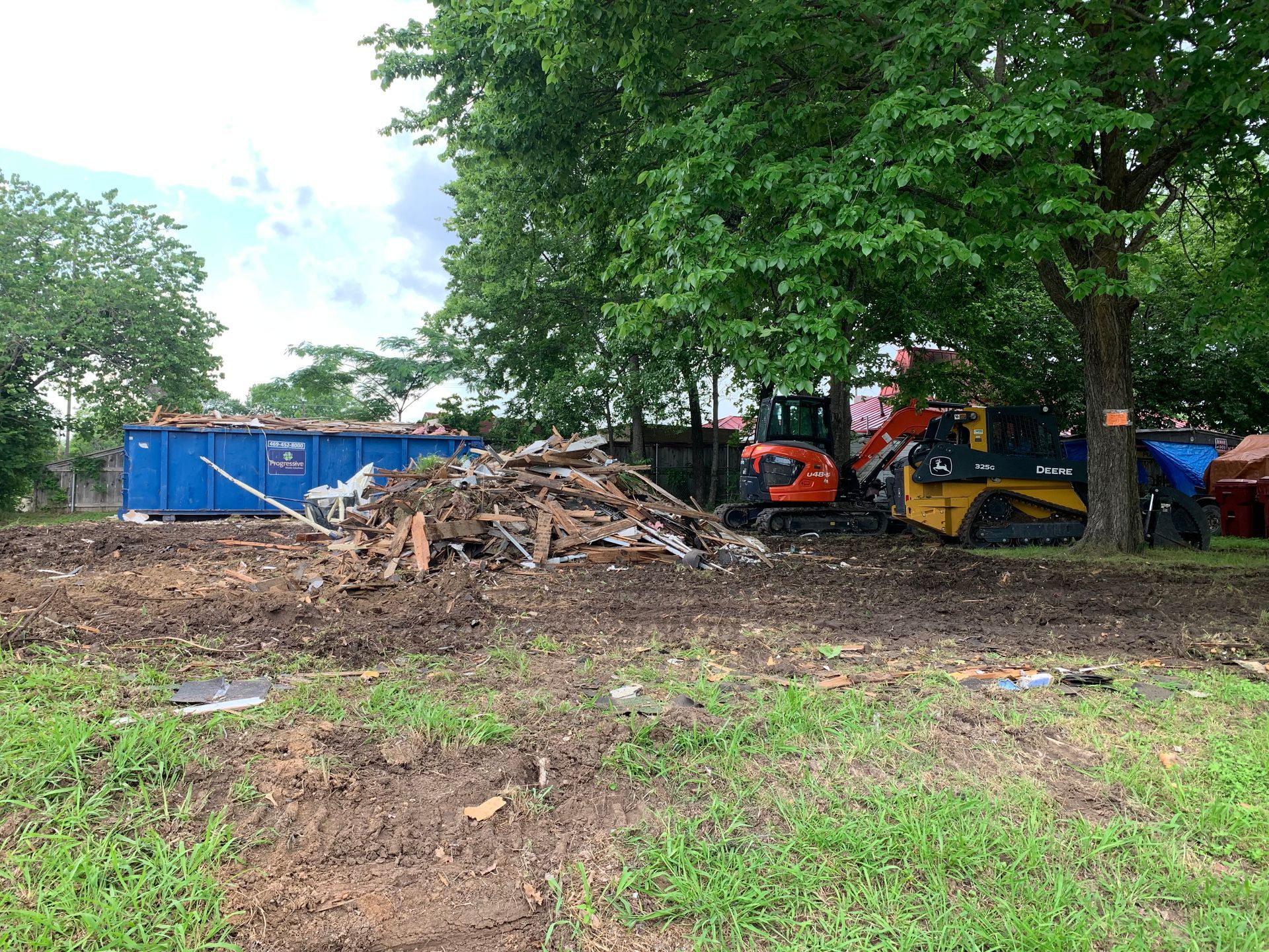 Demolition removal and excavation