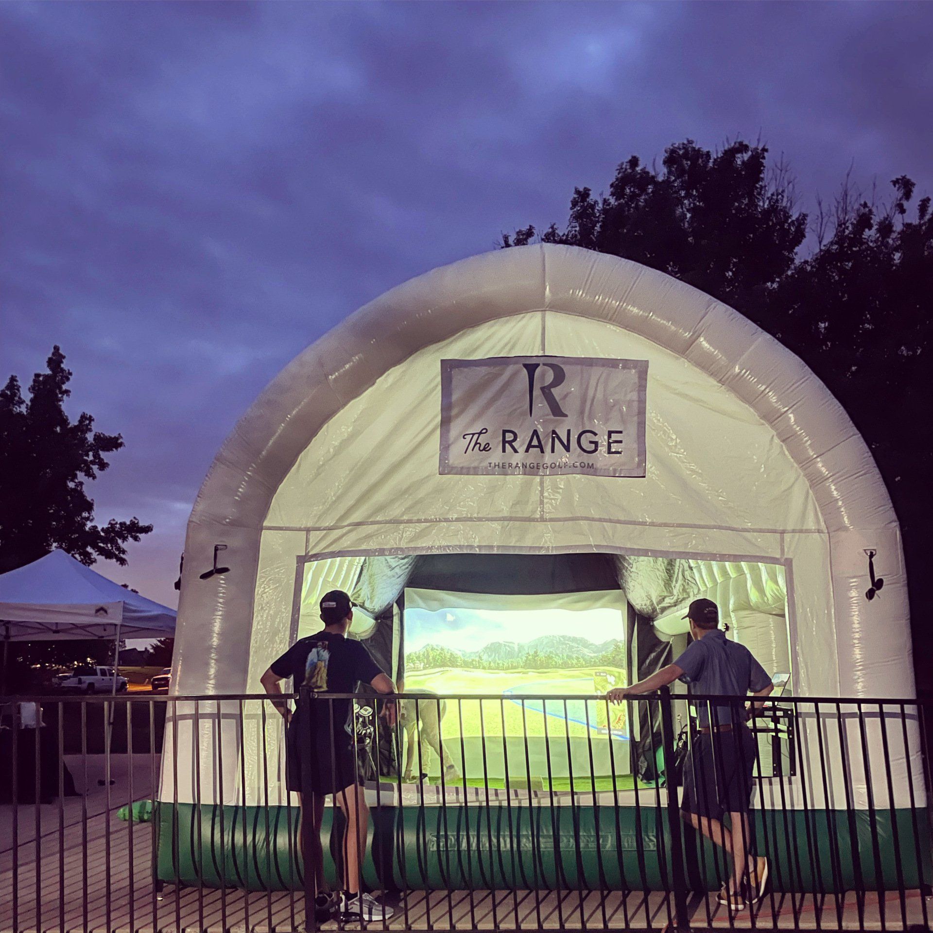 Trackman Golf Simulator from The Range Golf in Dallas