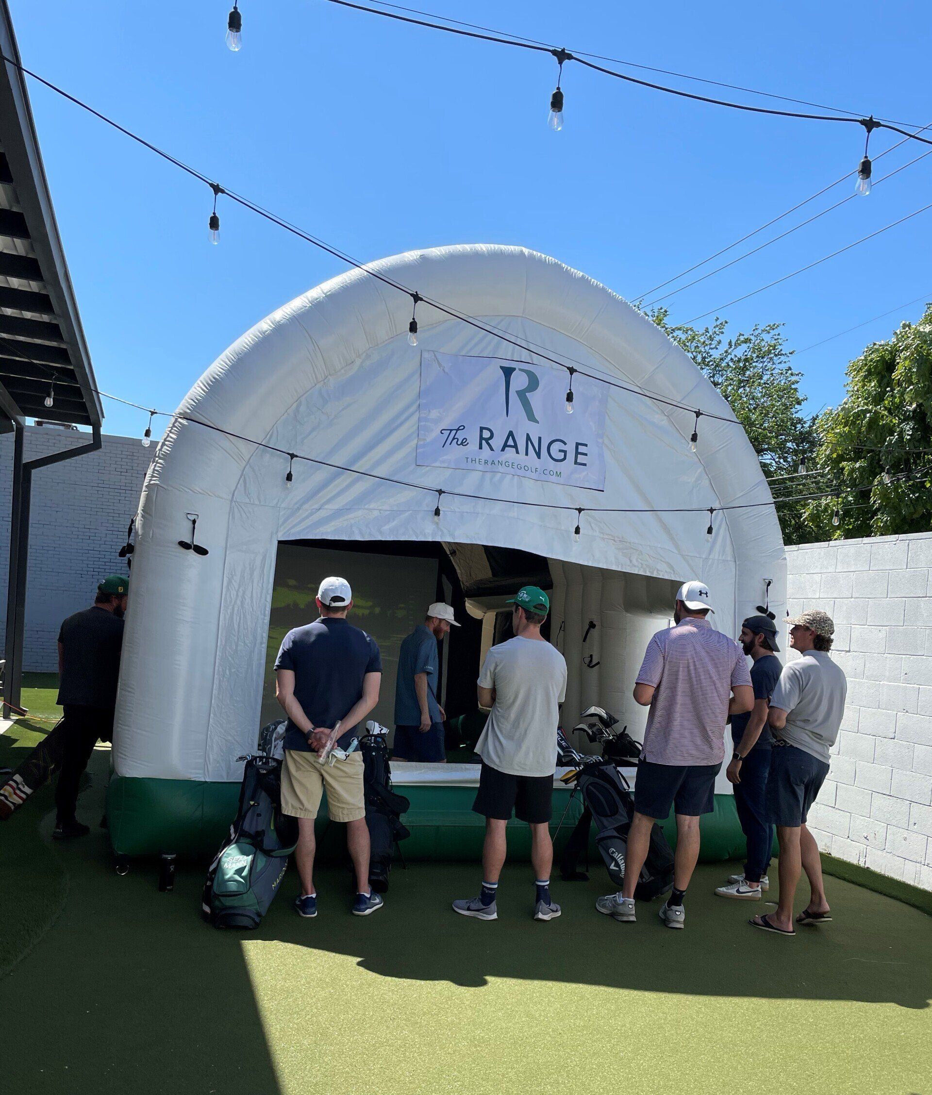Golf simulator for bachelor parties in Dallas Ft. Worth