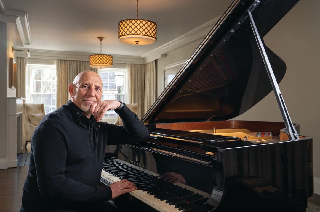 Boston Civic Symphony conductor and island resident Francisco Noya performs at Nantucket High School