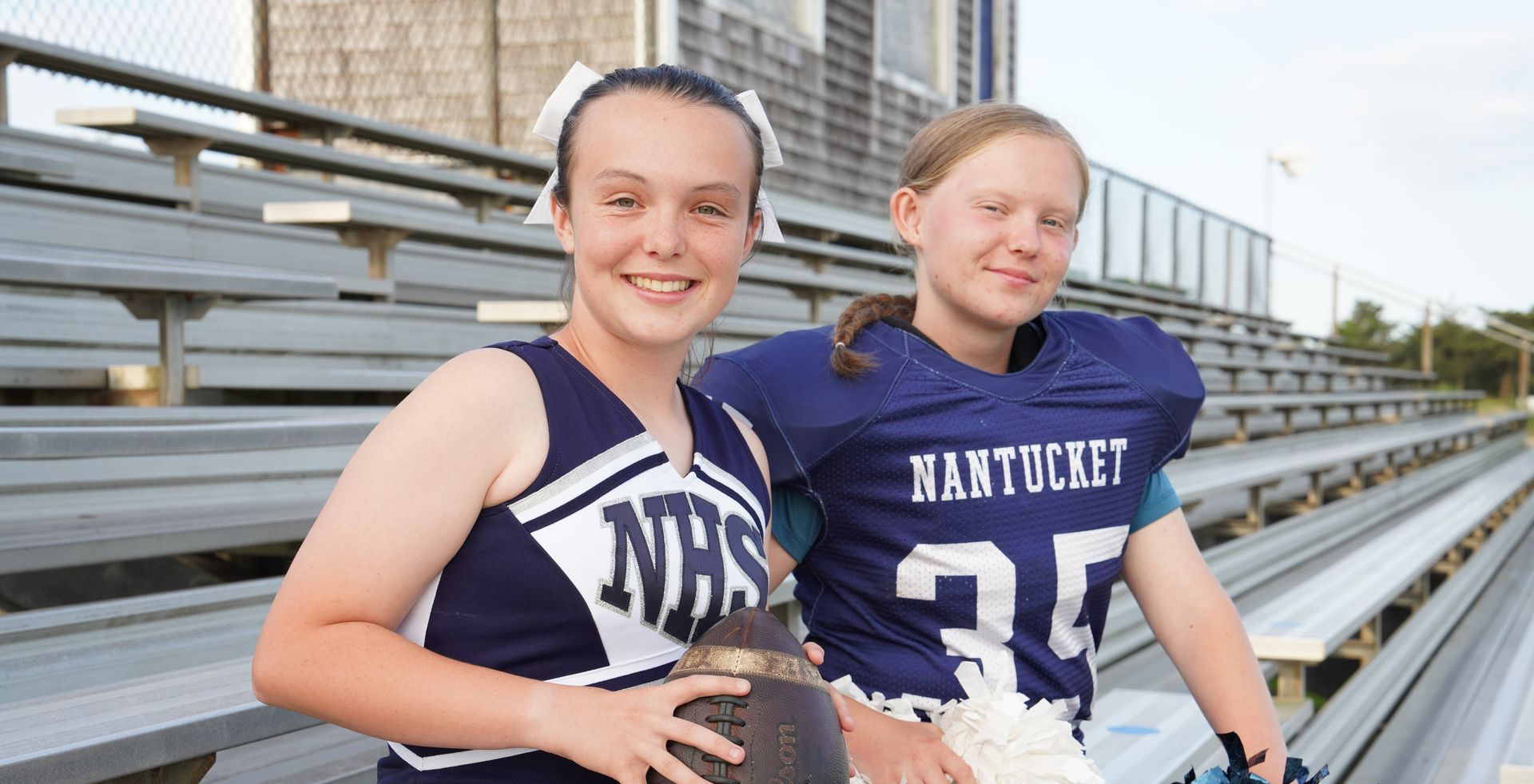 Ashley Klatt on the Whalers Football Team.