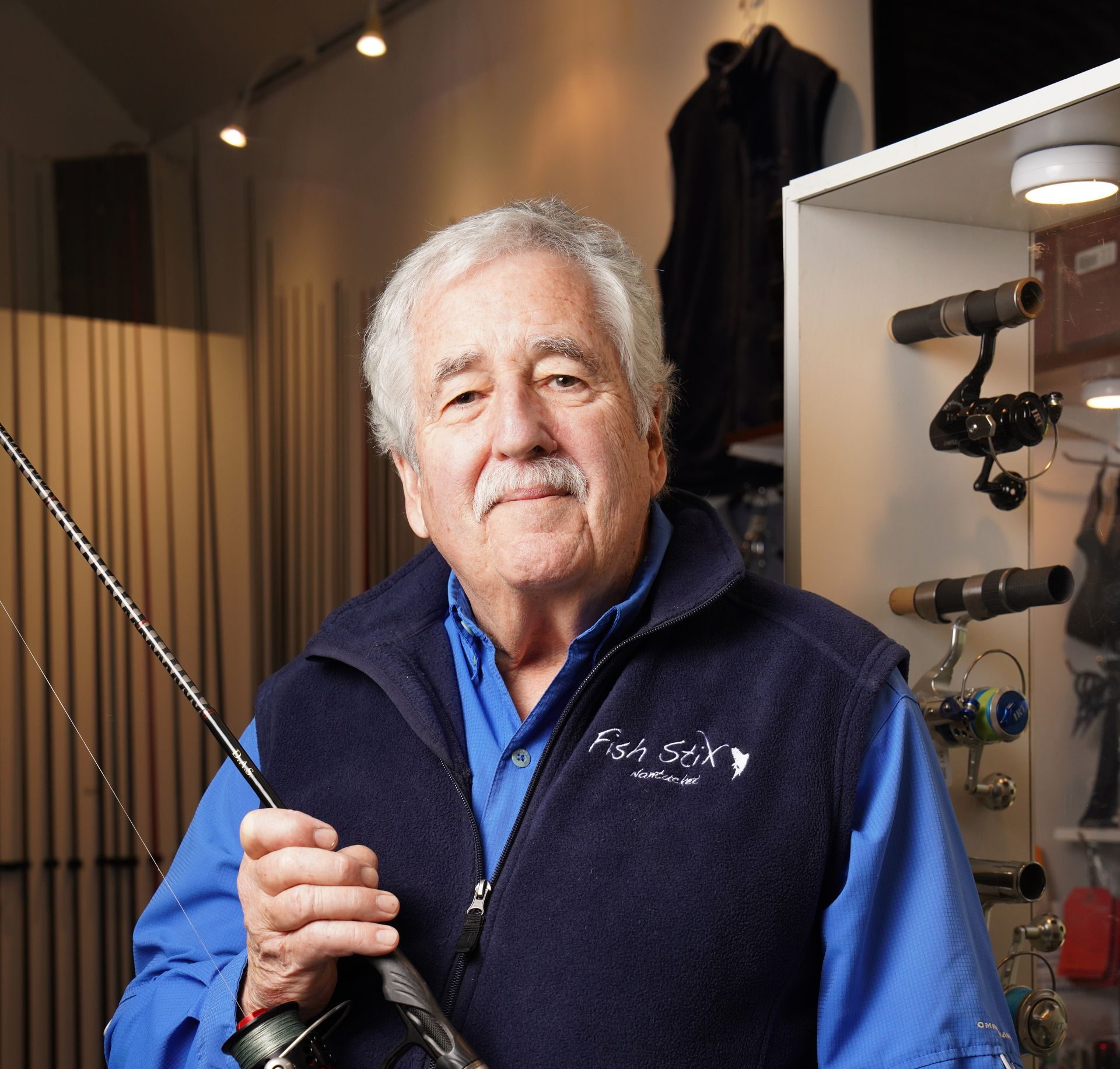 Jeff Allen teaches kids to make custom fishing rods.