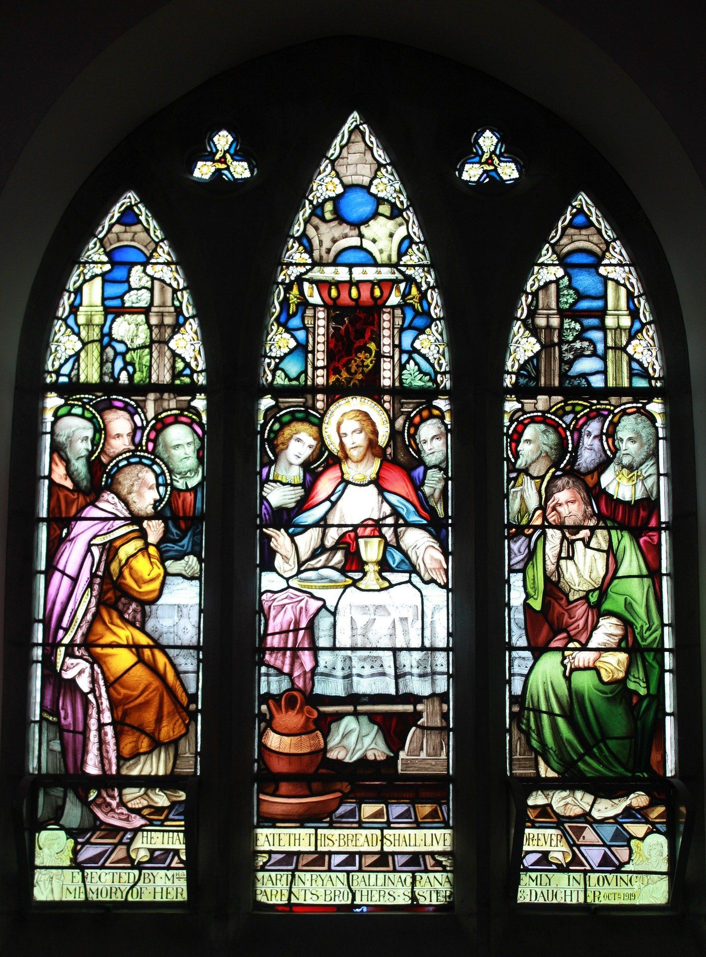 Church Window - Last Supper