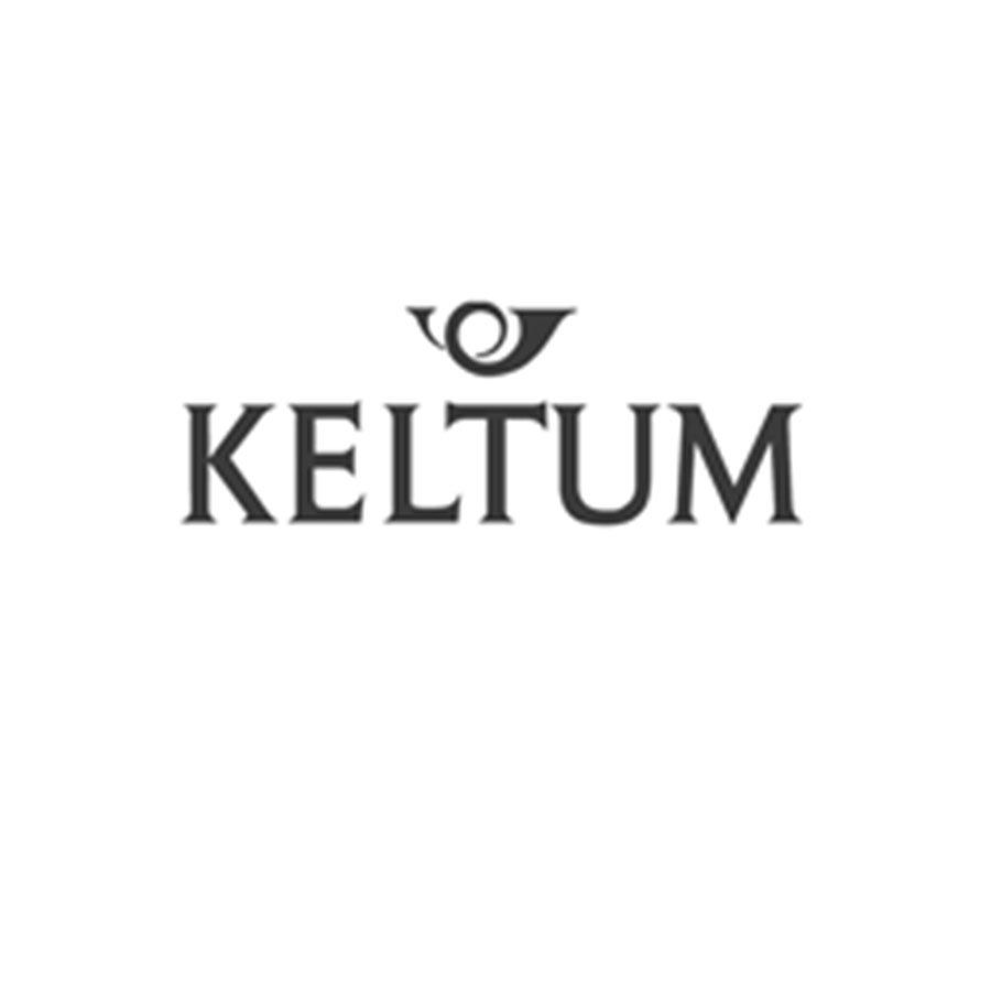 Ein schwarz-weißes Logo für ein Unternehmen namens Keltum.