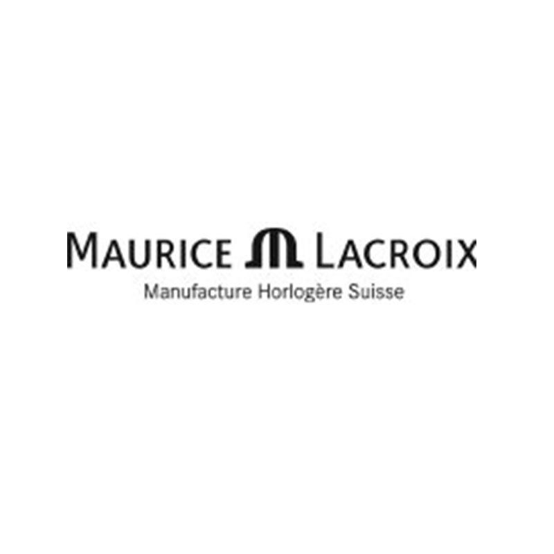Das Maurice Lacroix-Logo befindet sich auf weißem Hintergrund.