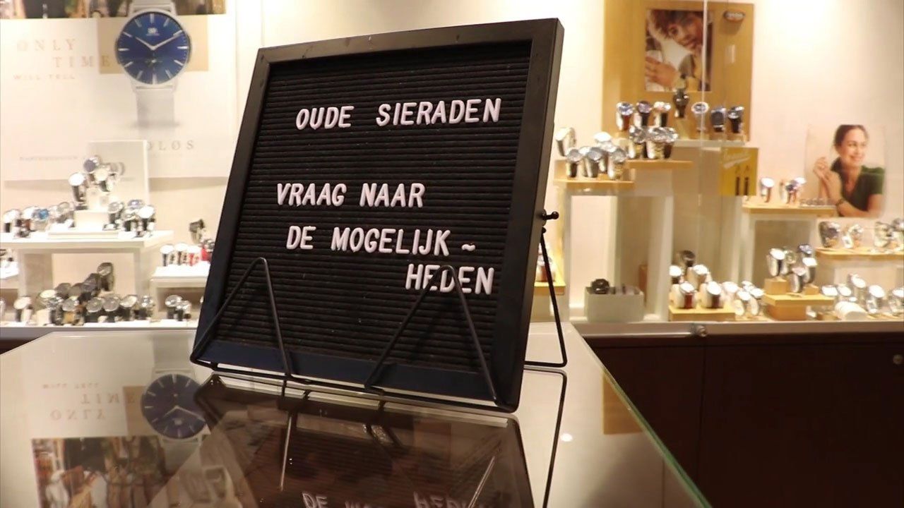 Das Geschäft von Juwelier Wiebe Woudstra