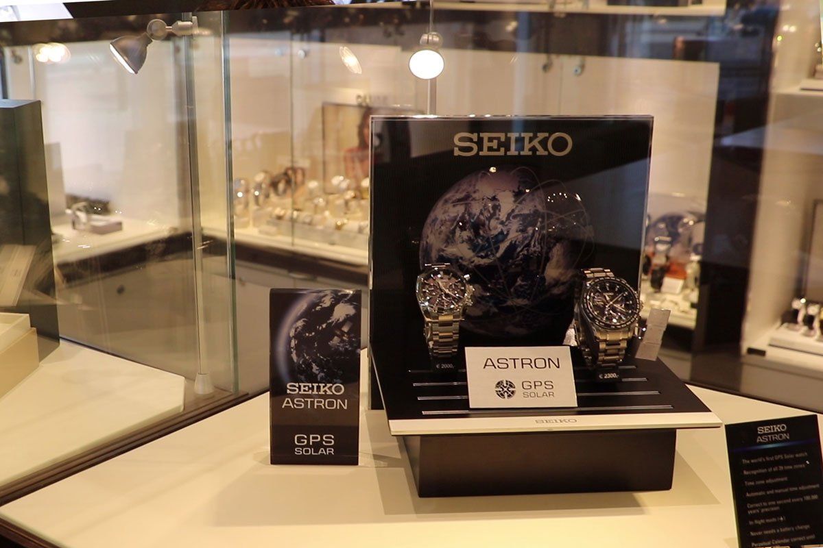 Eine Seiko-Uhrenausstellung - | Prismanote Warenwirtschaft, Kassensoftware, Shop