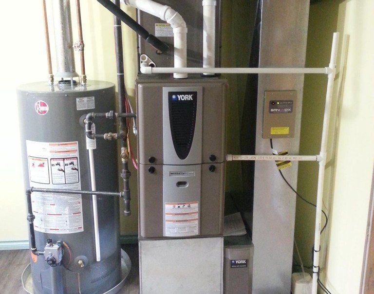 Home or residential furnace and air-conditioning servicing