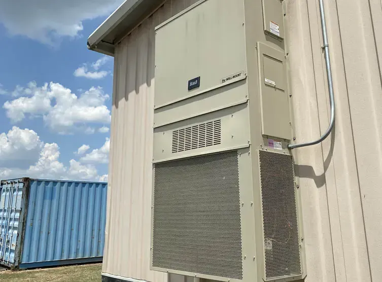 Commercial Bard wall-mount HVAC unit for modular buildings in Canada