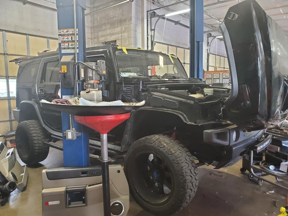 Jeep with Hood Open | Jo Co Auto Repair