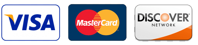 Meyer International truck accepts  visa mastercard discover and american express