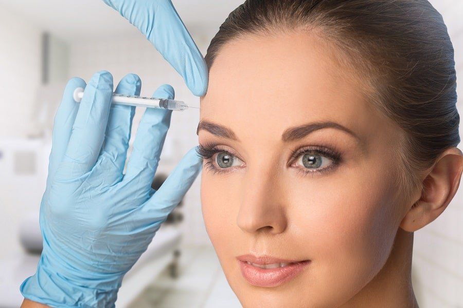 Beautiful Woman Getting Botox — Jacksonville, FL — Ageless Rejuvenation Center