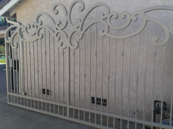 Residential Fences — Metal Wrought Fence in Montclair, CA