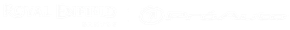 Logotipo em branco suave sobre fundo claro, com a inscrição “ROYALE…”