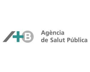 El logotipo de la Agencia de Salud Pública está sobre un fondo blanco.