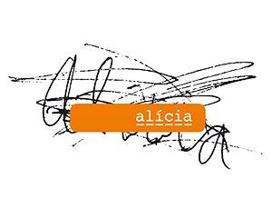 Una firma con el nombre Alicia en ella