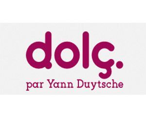 Un logotipo morado y blanco para Dolg Par Yann Duytsche.