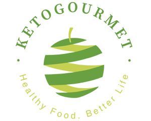 Un logotipo para comida saludable keto gourmet, una vida mejor.