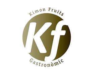 Un logotipo para una empresa llamada kimon fruits gastronomic
