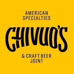 El logotipo de las especialidades americanas y cerveza artesanal de Chivuo.