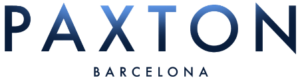 Logotipo de Paxton Barcelona sobre fondo blanco