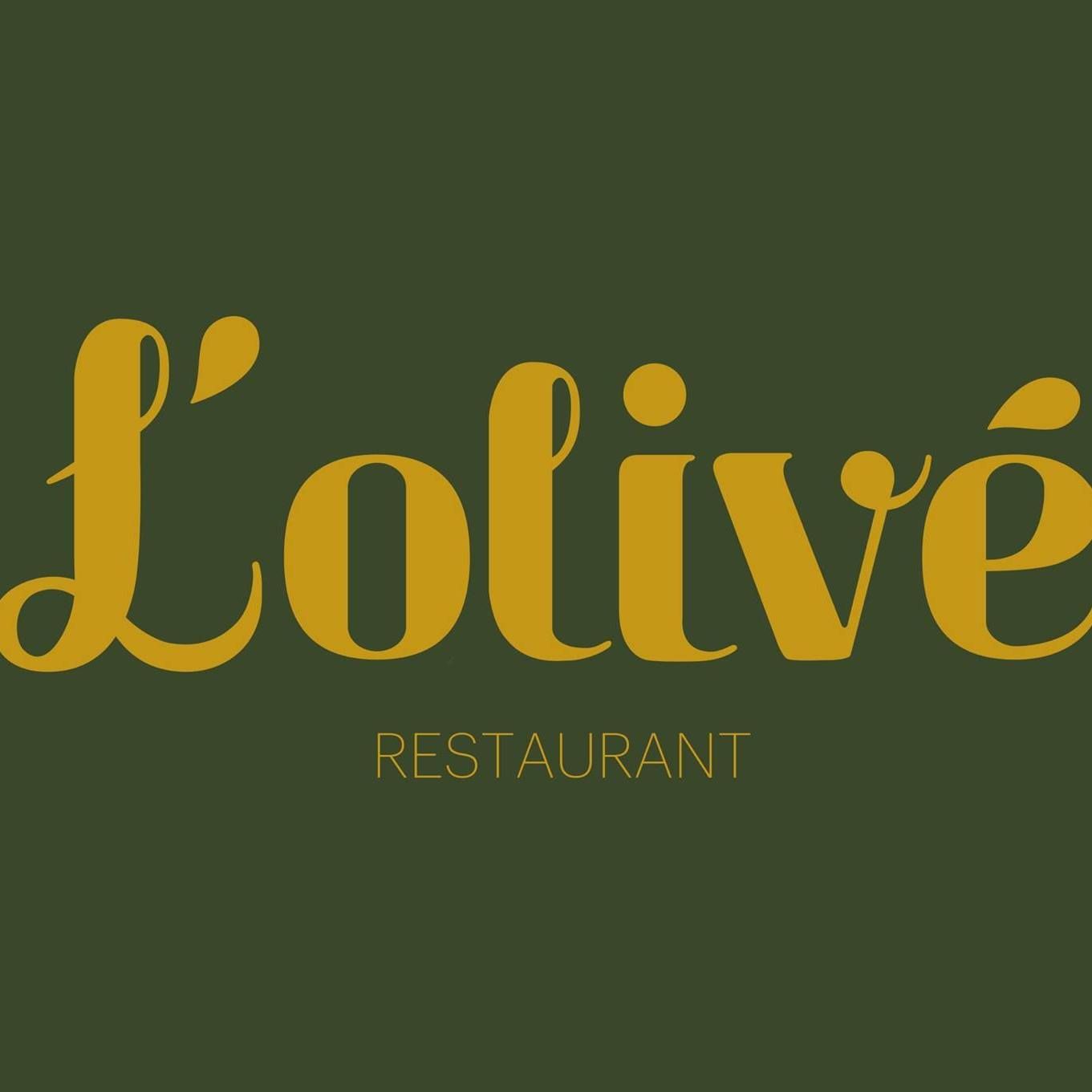 Un logotipo para un restaurante llamado L'Olive