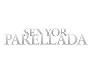 Se muestra un logotipo del señor Parellada sobre un fondo blanco.