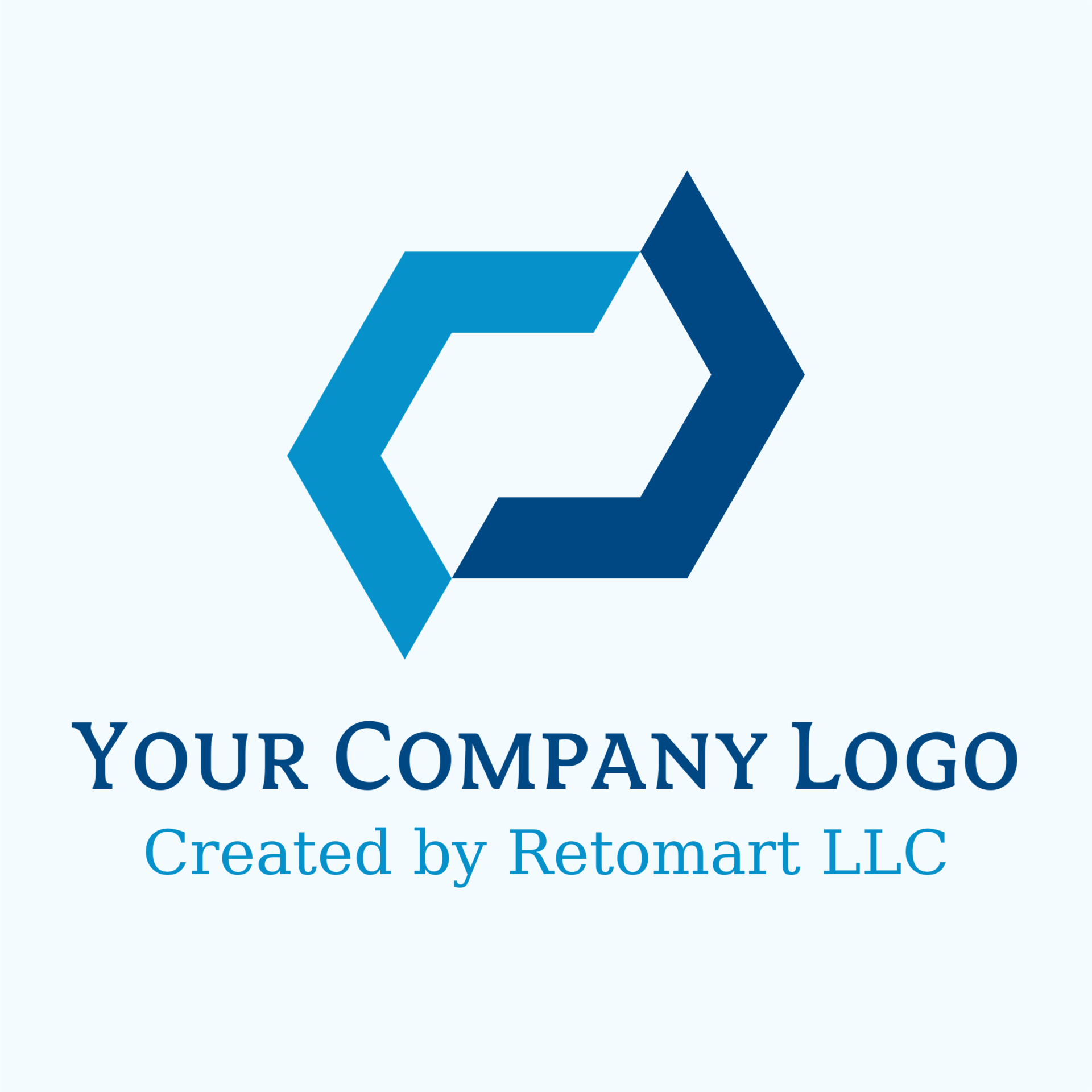 This is what your logo can look like with an icon as a symbol of your preference.
