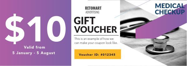 Example of a gift voucher