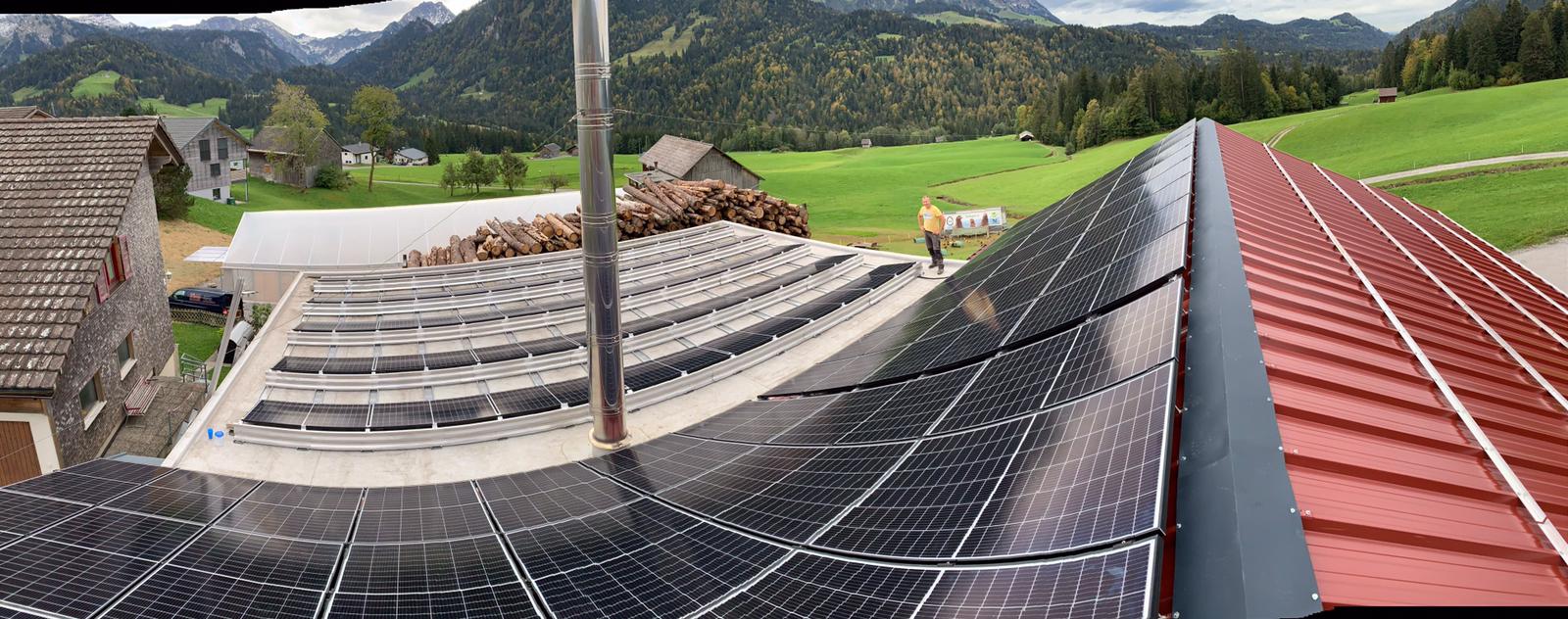 Hotter Energietechnik, Wandmontage, Dachmontage, Grenzzaun
