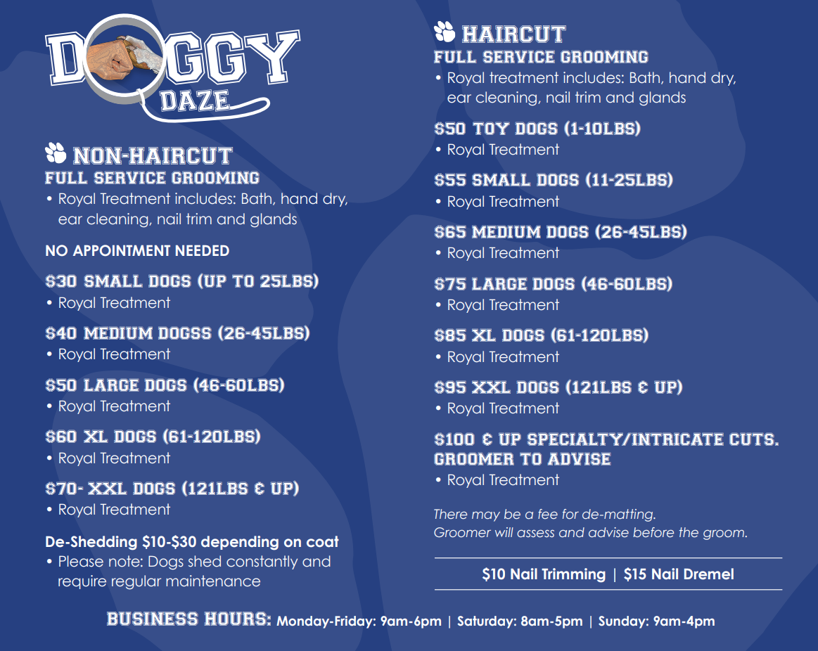 Doggy Daze AZ Dog Grooming Phoenix