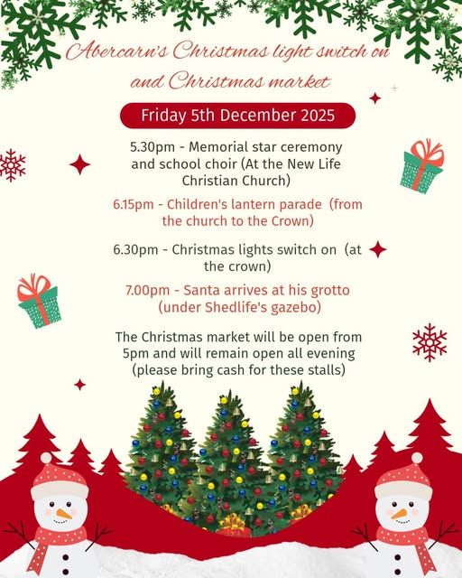 Abercarn Christmas Lights & Market