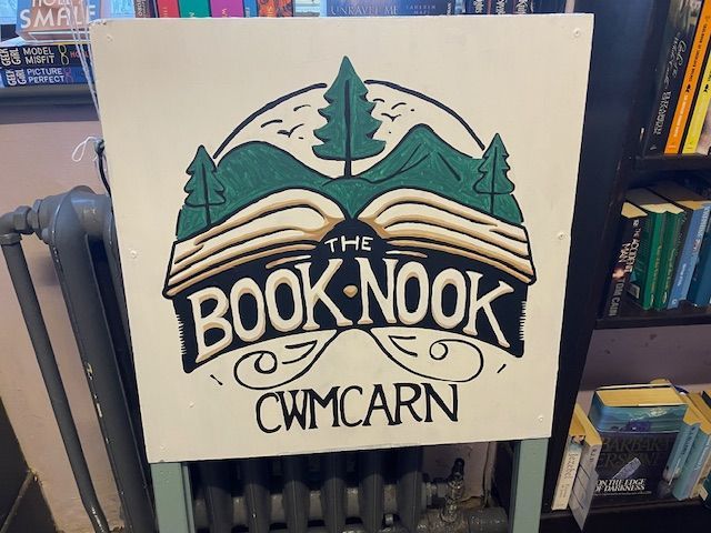 Cwmcarn Institute and Village Hall - The Book Nook Sign