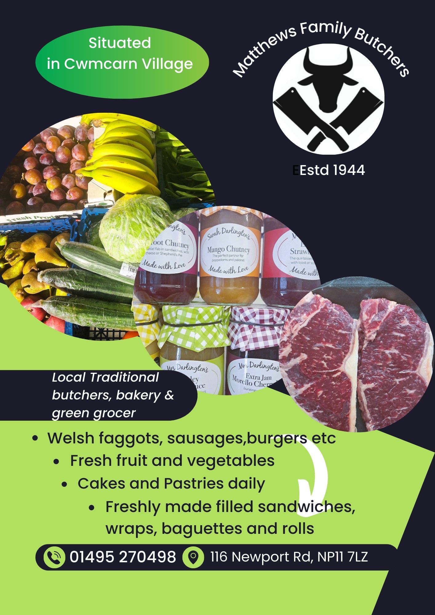 Matthews Family Butchers - poster