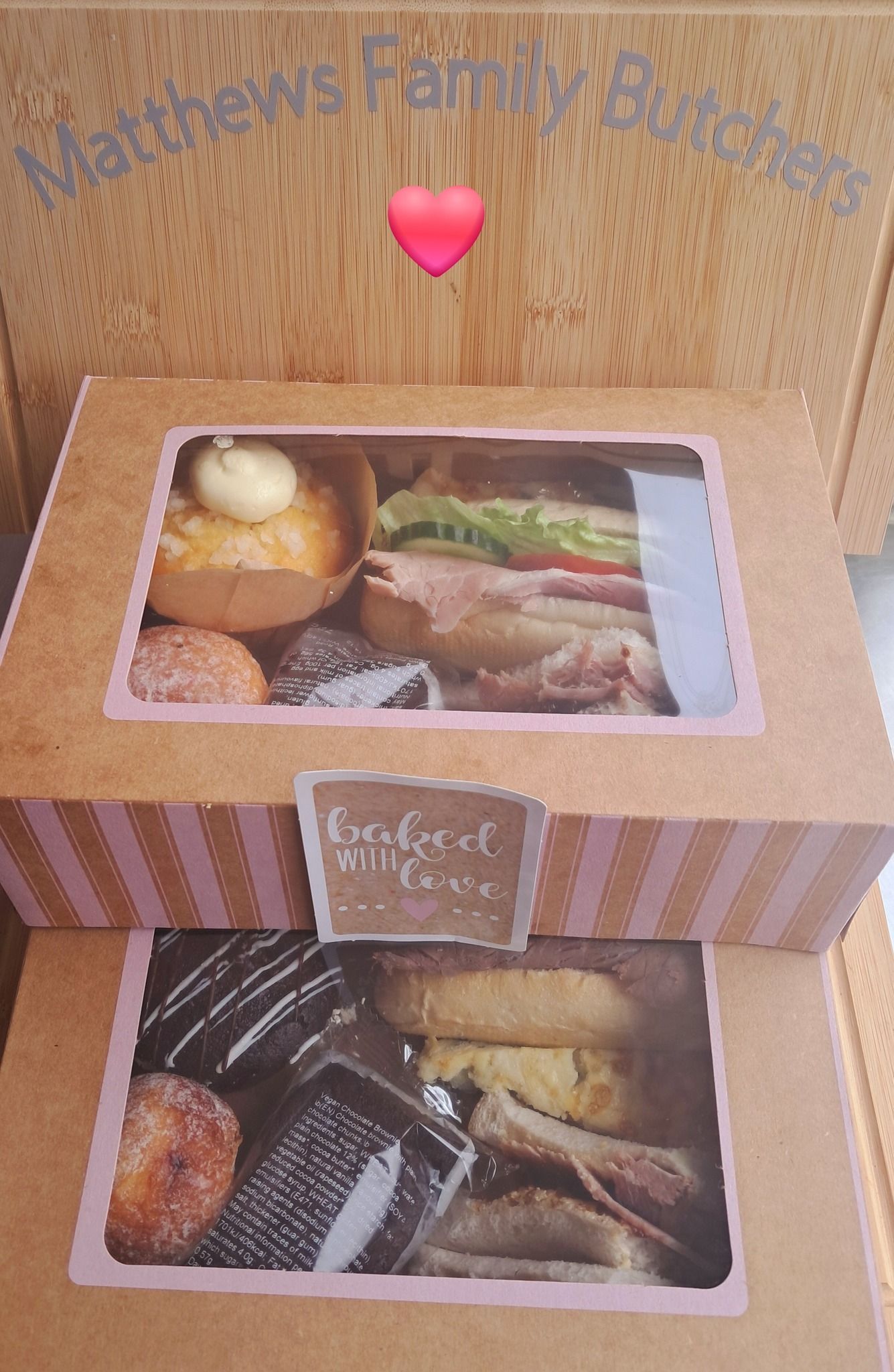 Matthews Family Butchers - Sandwich box