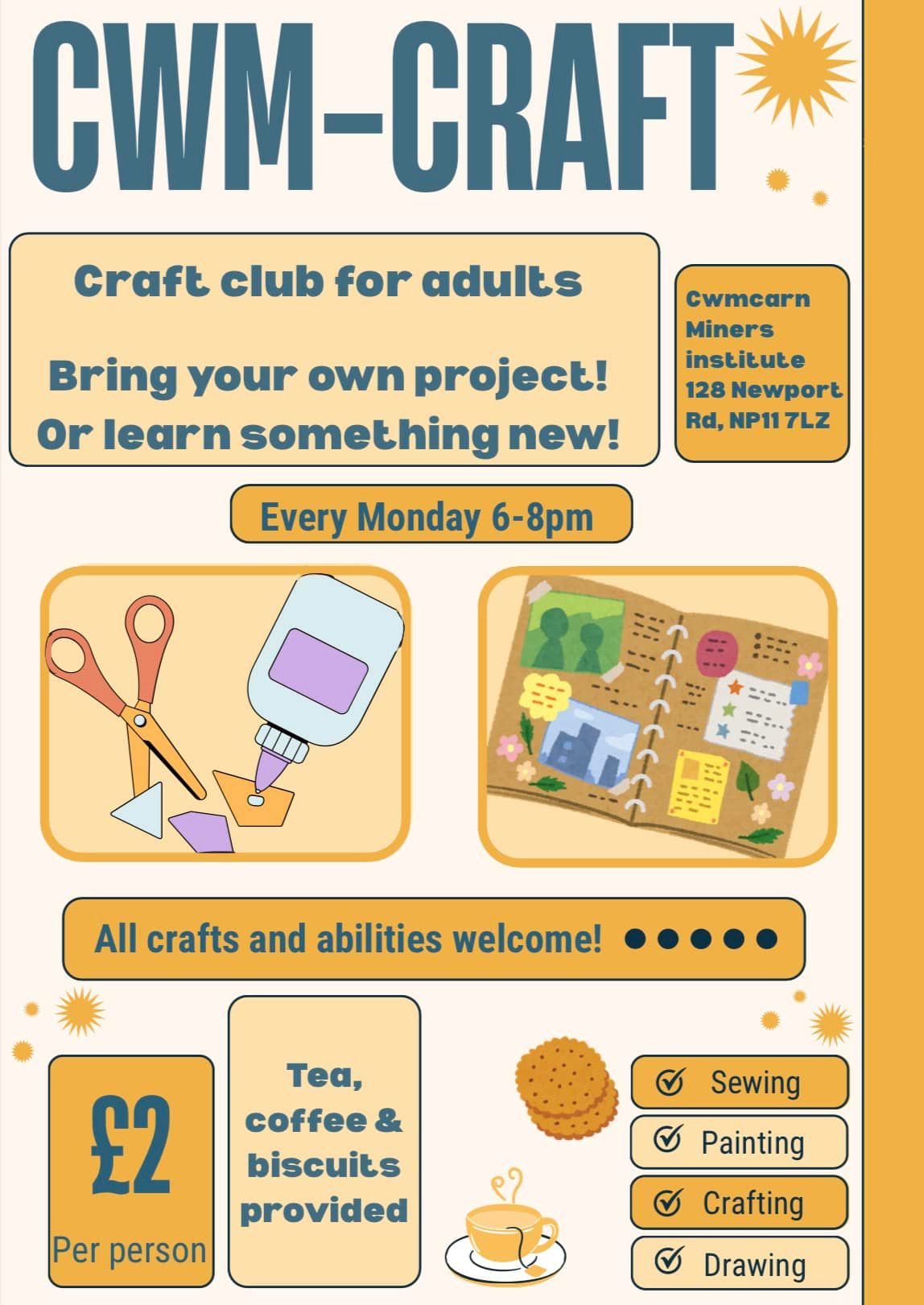 Cwmcarn Craft Evening