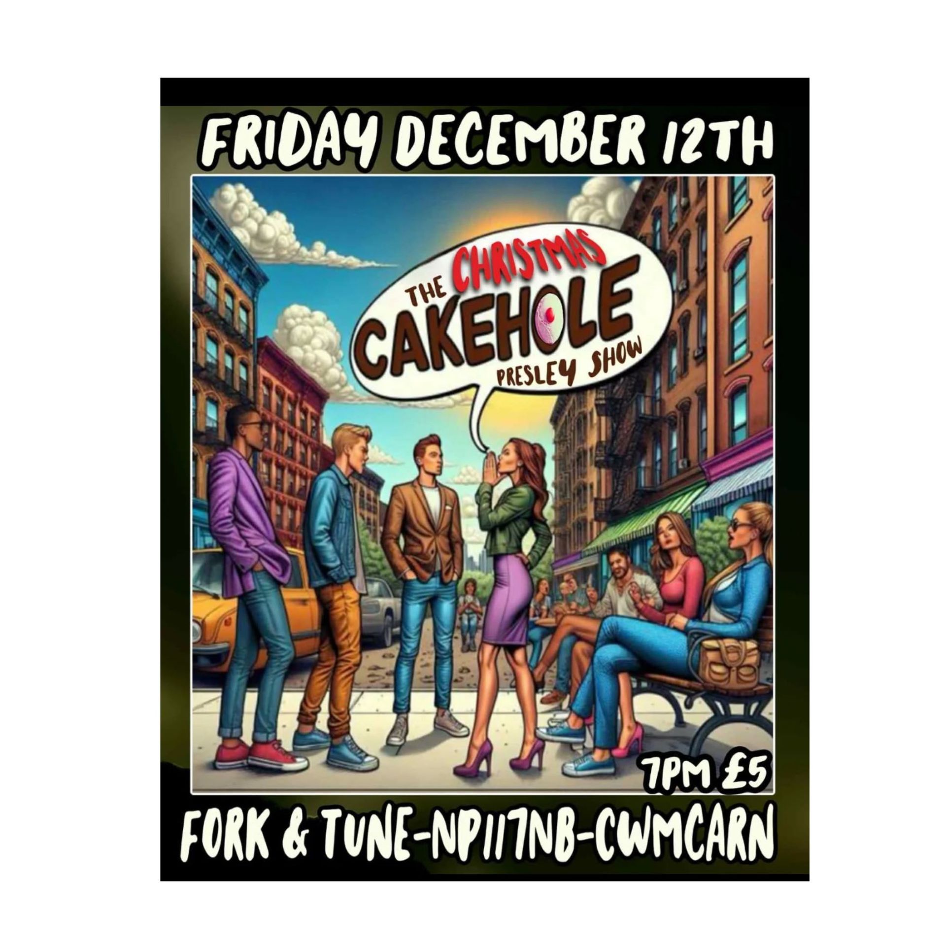 The Fork & Tune Event - The christmas cake hole