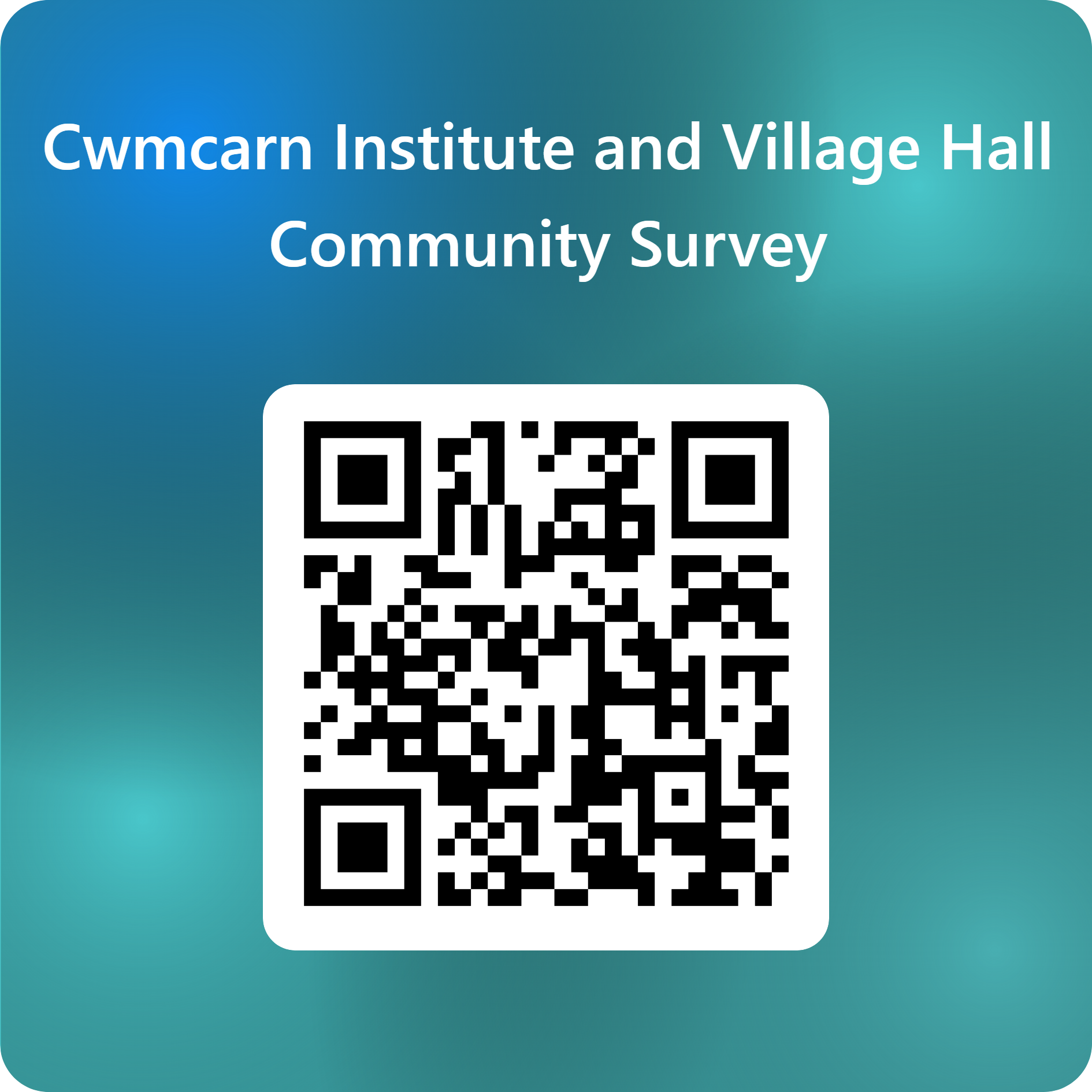 Cwmcarn Institute Community Survey