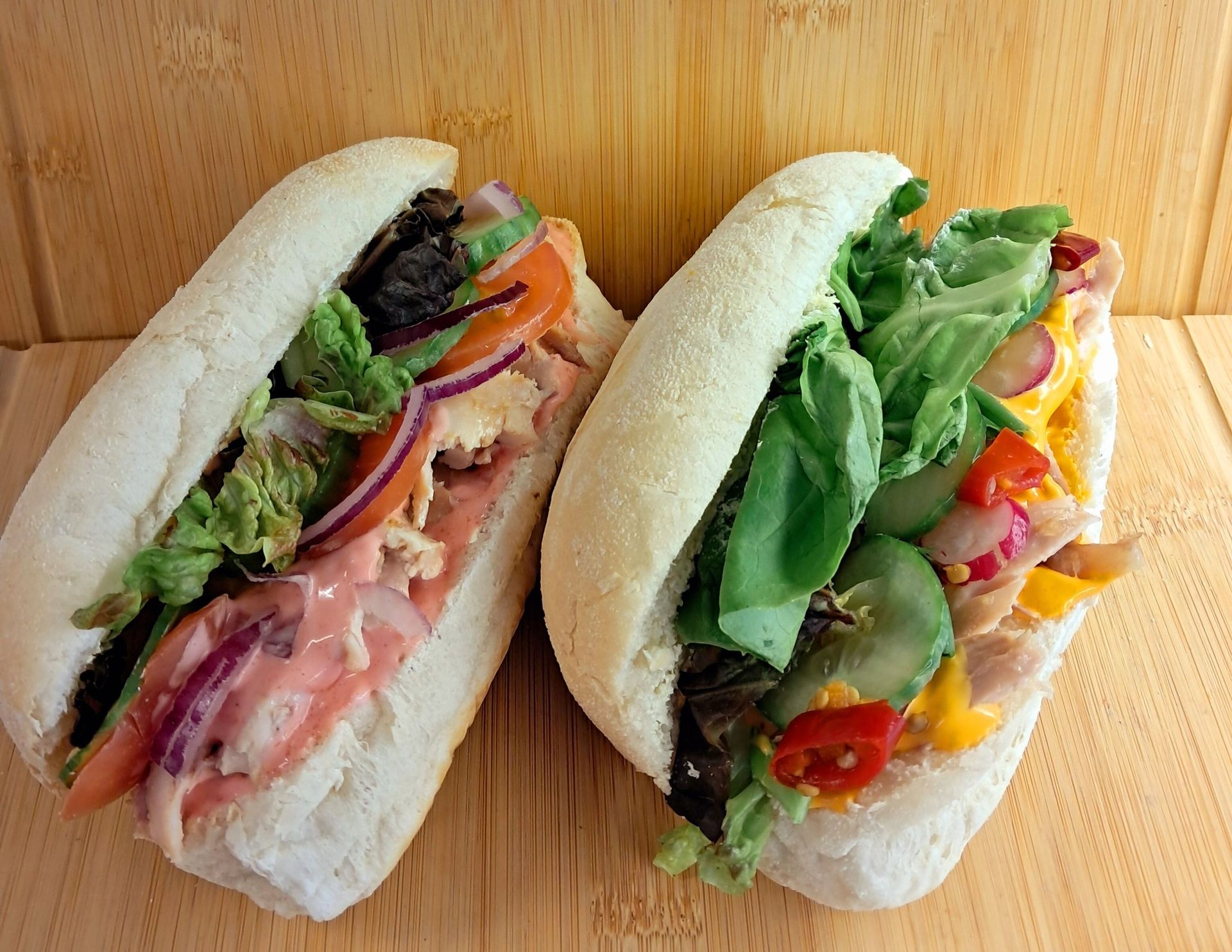 Stephs Salad Bar - Baguettes